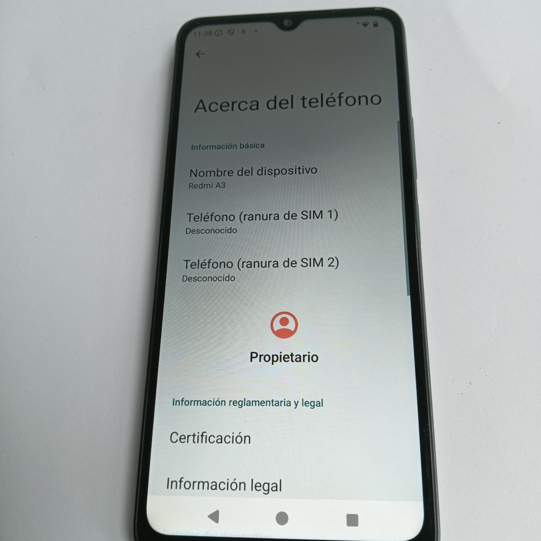 CELULAR XIAOMI REDMI A3 2312CRNCCL (2024) 64 GB 3 GB RAM (SEMINUEVO)