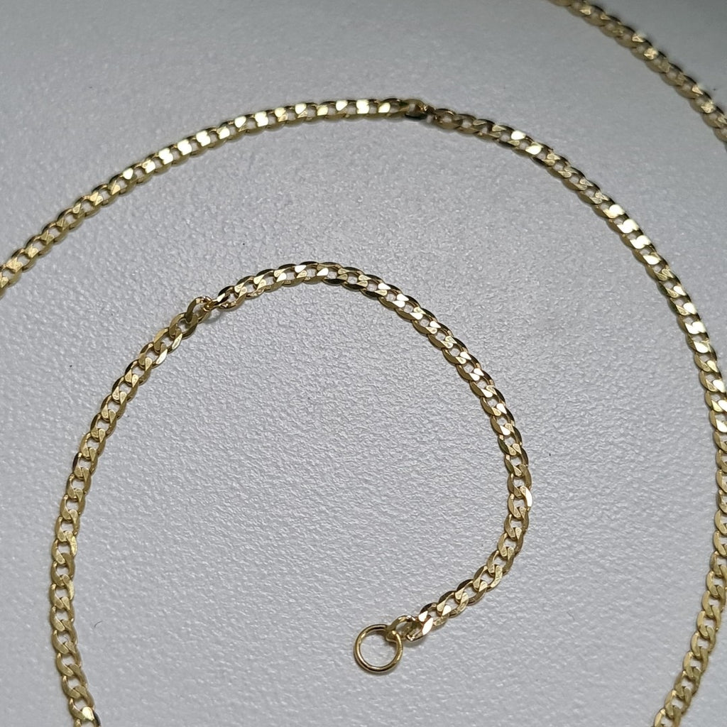 CADENAS BARBADA AMARILLA ORO 14K 2.1 (NUEVO)