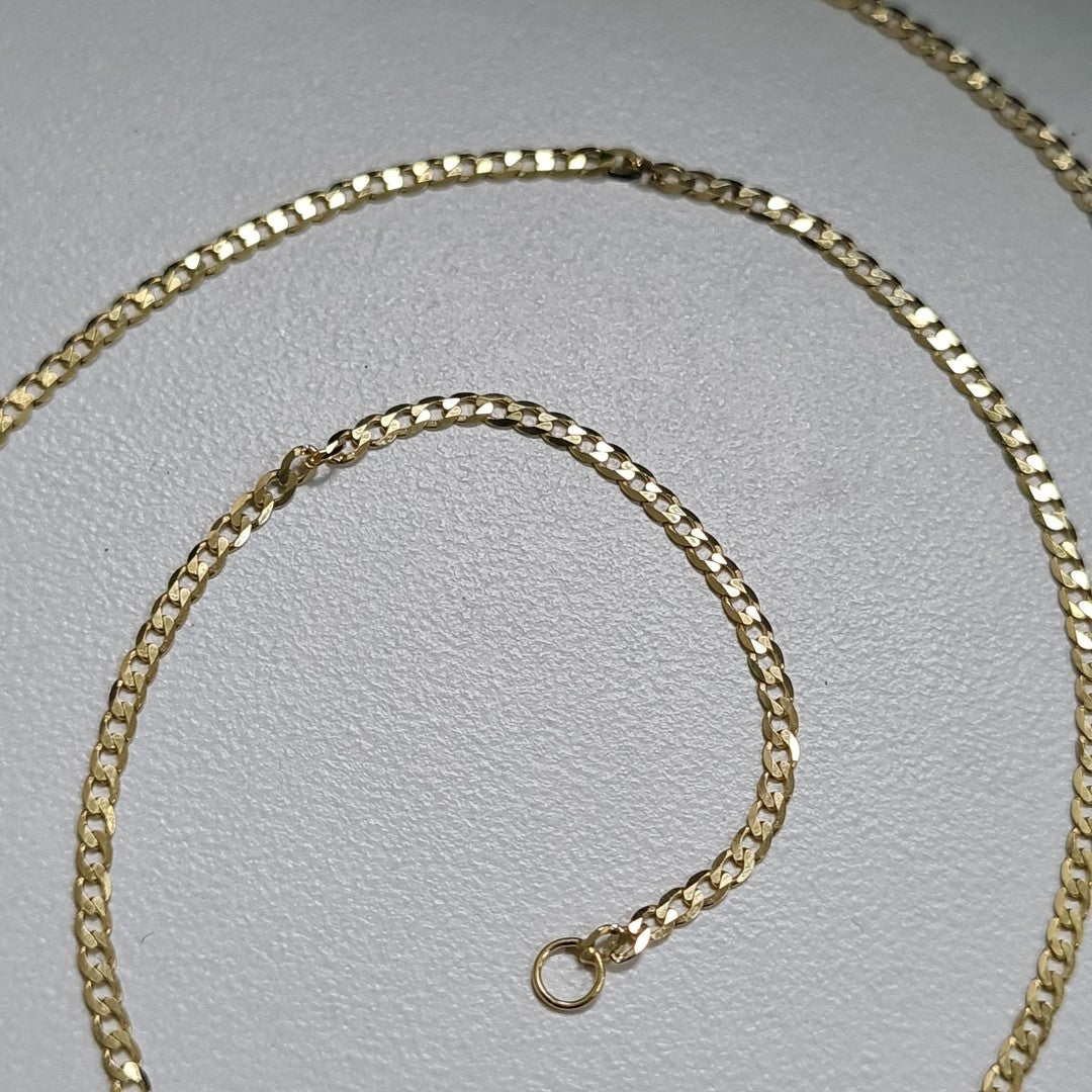 CADENAS BARBADA AMARILLA ORO 14K 2.1 (NUEVO)