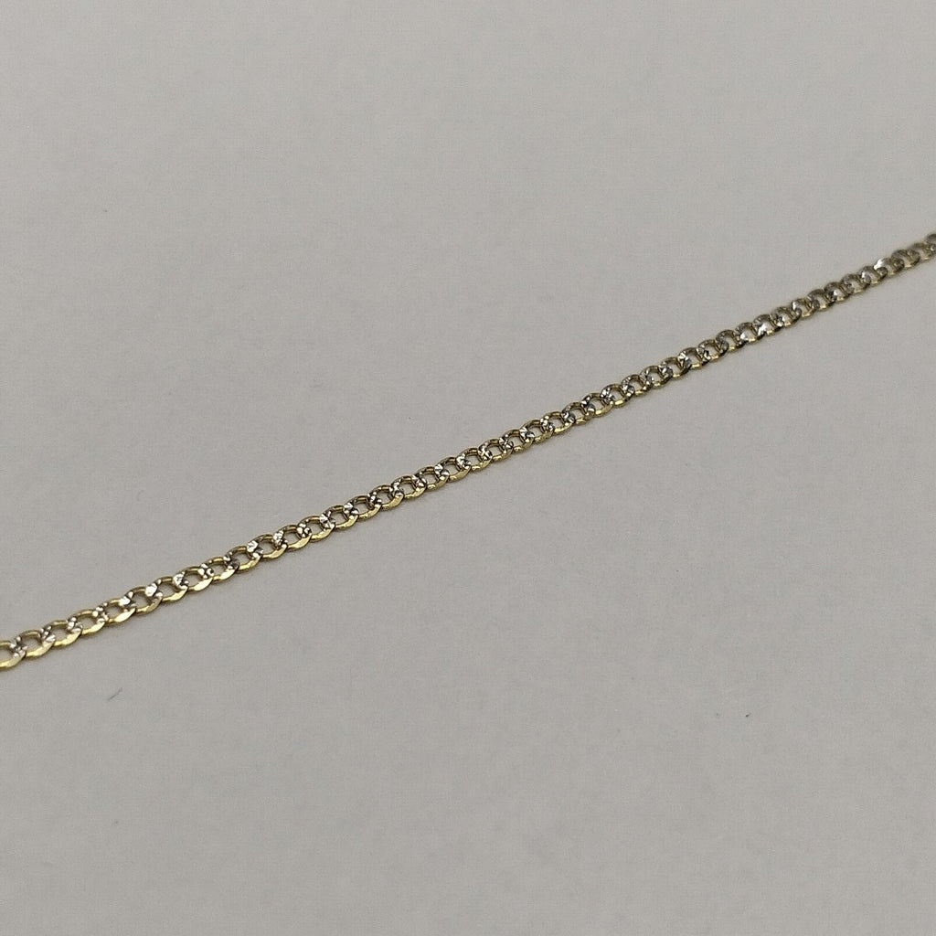CADENAS BARBADA DIAMANTADA ORO 14K 2 (NUEVO)