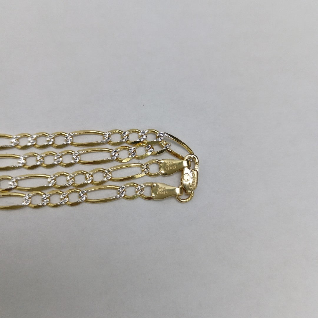 CADENAS CARTIER 3 1 DIAMANTADA ORO 14K 7.8 (NUEVO)