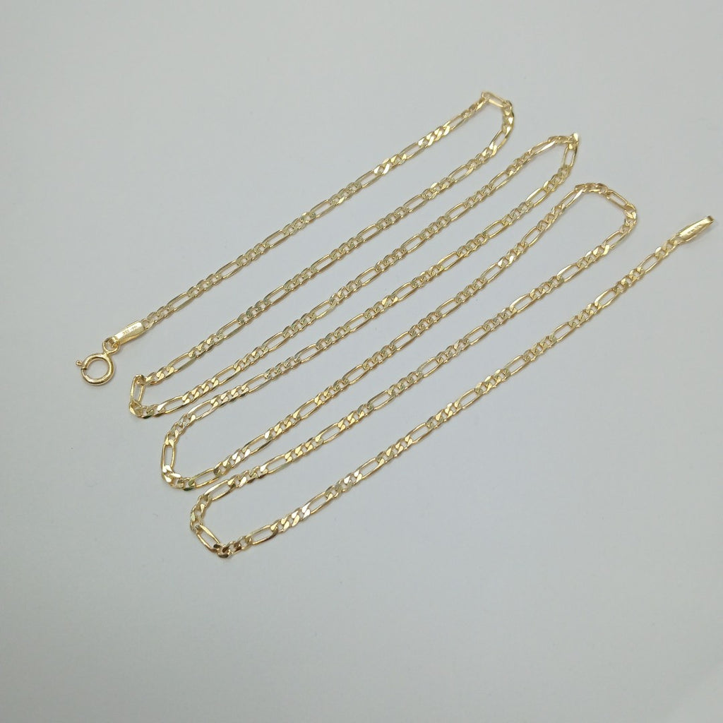 CADENAS CARTIER 3 1 AMARILLA ORO 14K 3.6 (NUEVO)