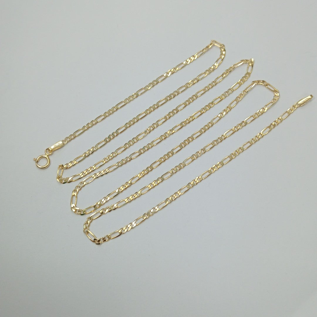 CADENAS CARTIER 3 1 AMARILLA ORO 14K 3.6 (NUEVO)