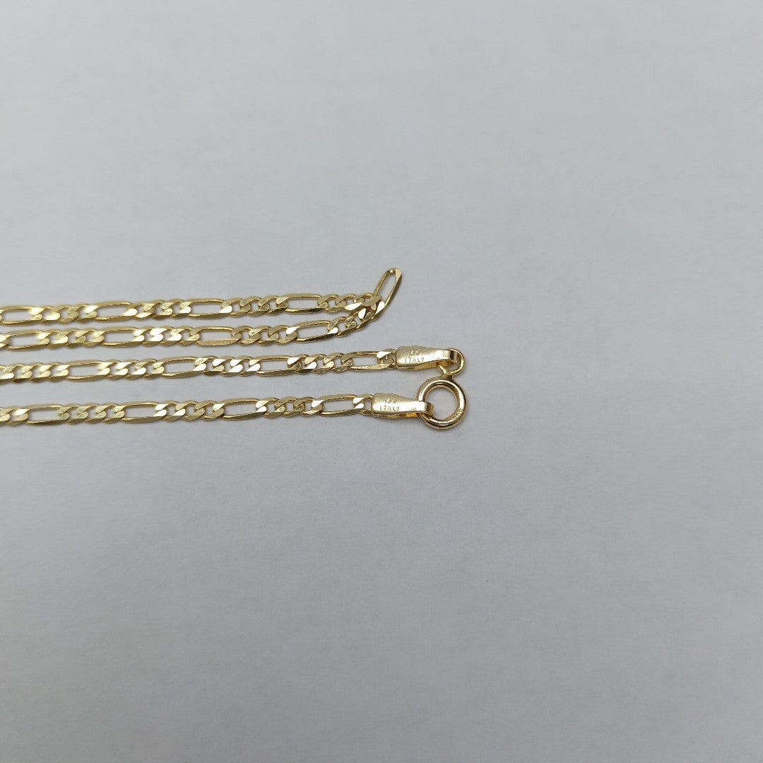 CADENAS CARTIER 3 1 AMARILLA ORO 14K 3.3 (NUEVO)