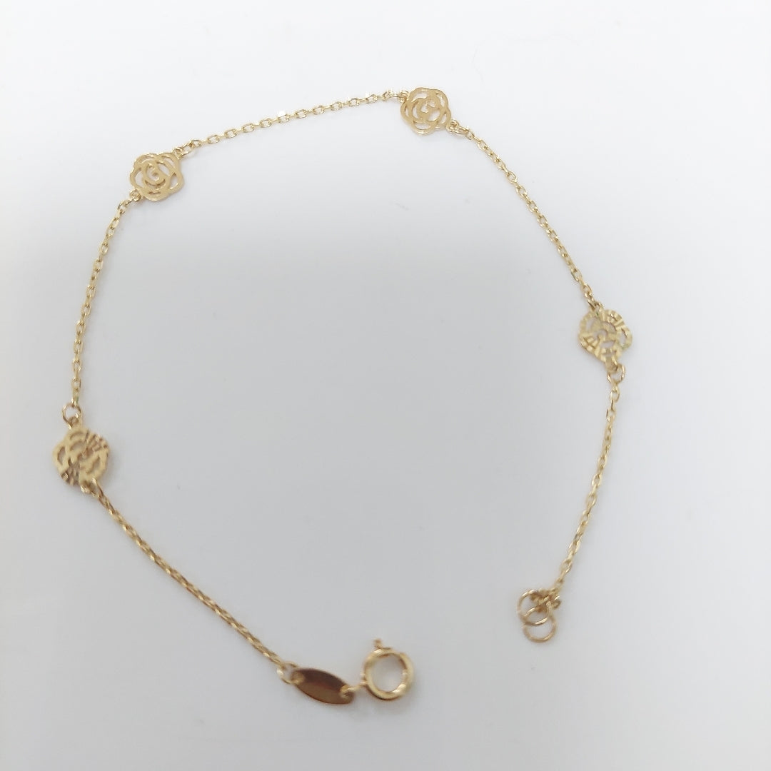 PULSERAS DAMA ORO 14K 1.2 (NUEVO)