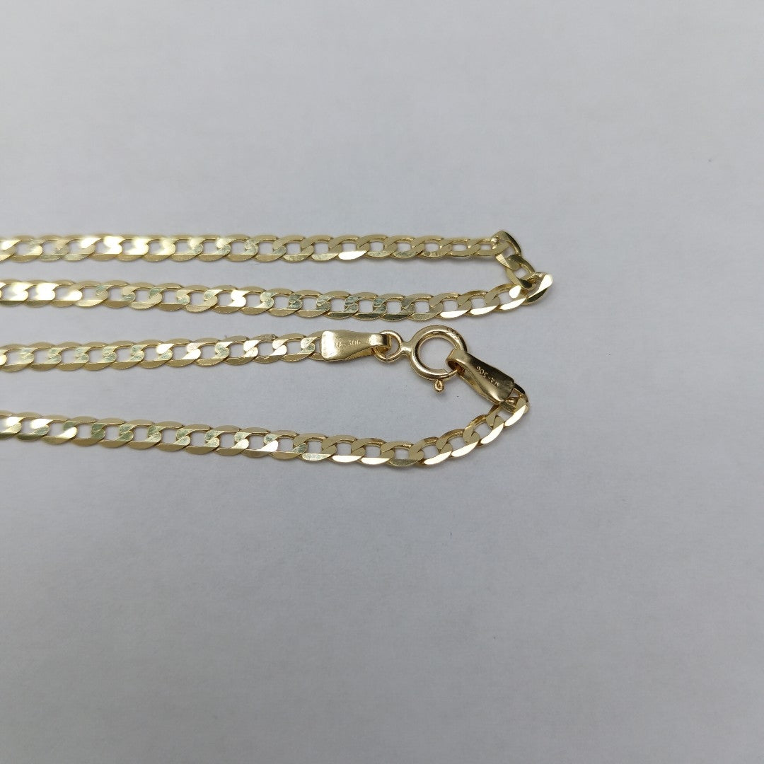 CADENAS BARBADA AMARILLA ORO 14K 3.6 (NUEVO)