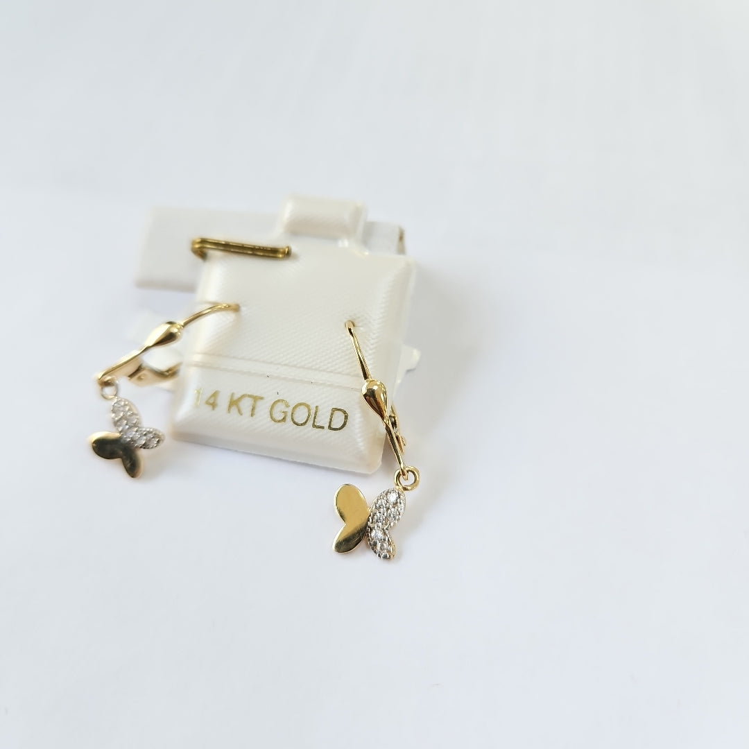 BROQUELES ORO 14K 1.8 (NUEVO)