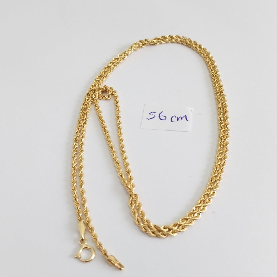 CADENA. ORO. 14 K 2.2 GRMS (SEMINUEVO)