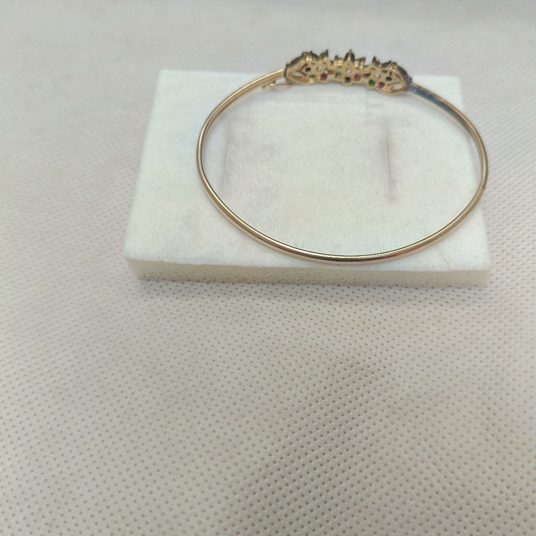 PULSERA RIGIDA. ORO. 14 K 6.3 GRMS (SEMINUEVO)