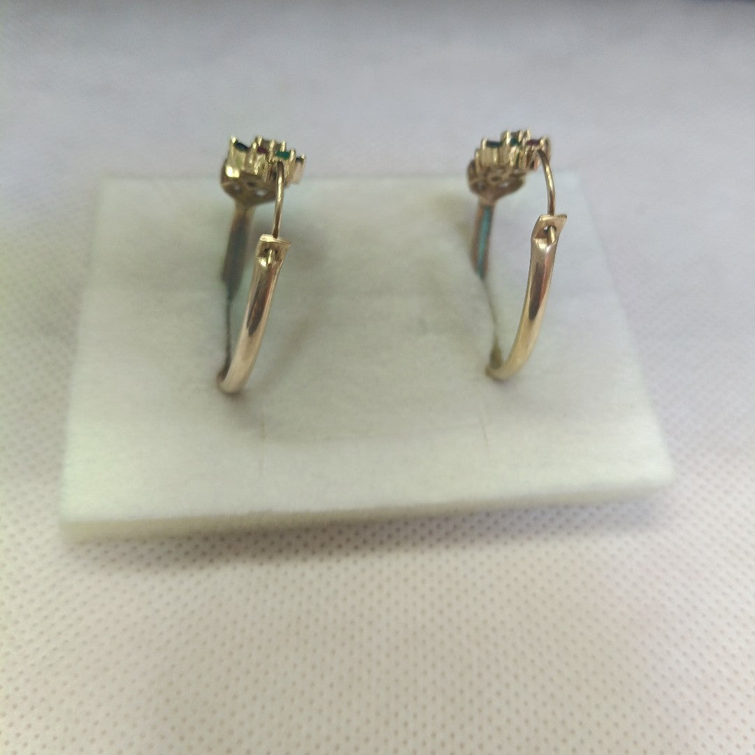 ARETES PAR. ORO. 14 K 6.8 GRMS (SEMINUEVO)