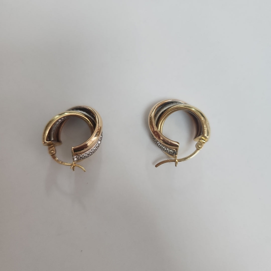 ARRACADAS PAR ORO 14 K 6,00 GRMS (SEMINUEVO)