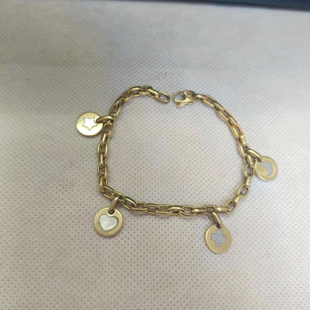 PULSERA. ORO. 18 K 12.9 GRMS (SEMINUEVO)