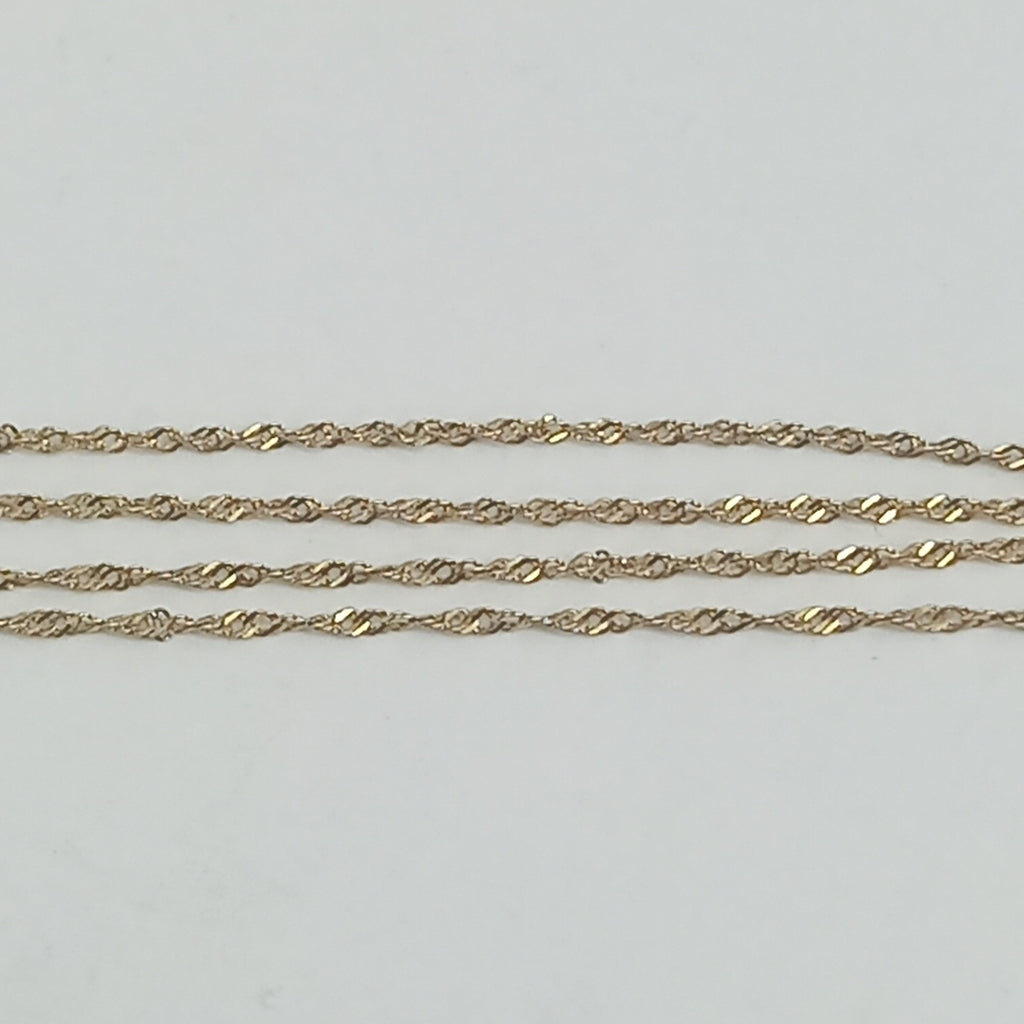 CADENA, DIJE. ORO. 10 K 2.2 GRMS (SEMINUEVO)