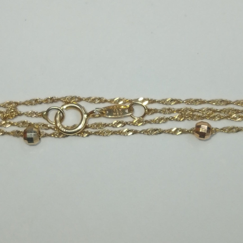 CADENA. ORO. 14 K 1.5 GRMS (SEMINUEVO)