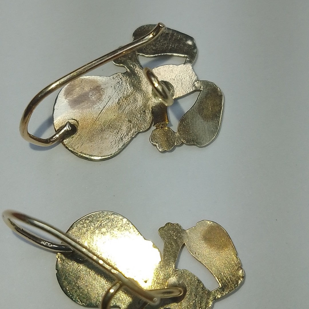 ARETES PAR. ORO. 10 K 1.9 GRMS (SEMINUEVO)