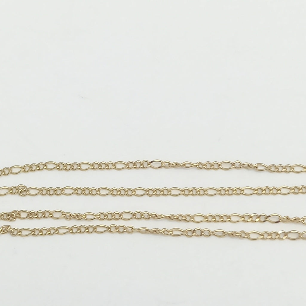 CADENA, MEDALLA RELIGIOSA. ORO. 10 K 1.6 GRMS (SEMINUEVO)
