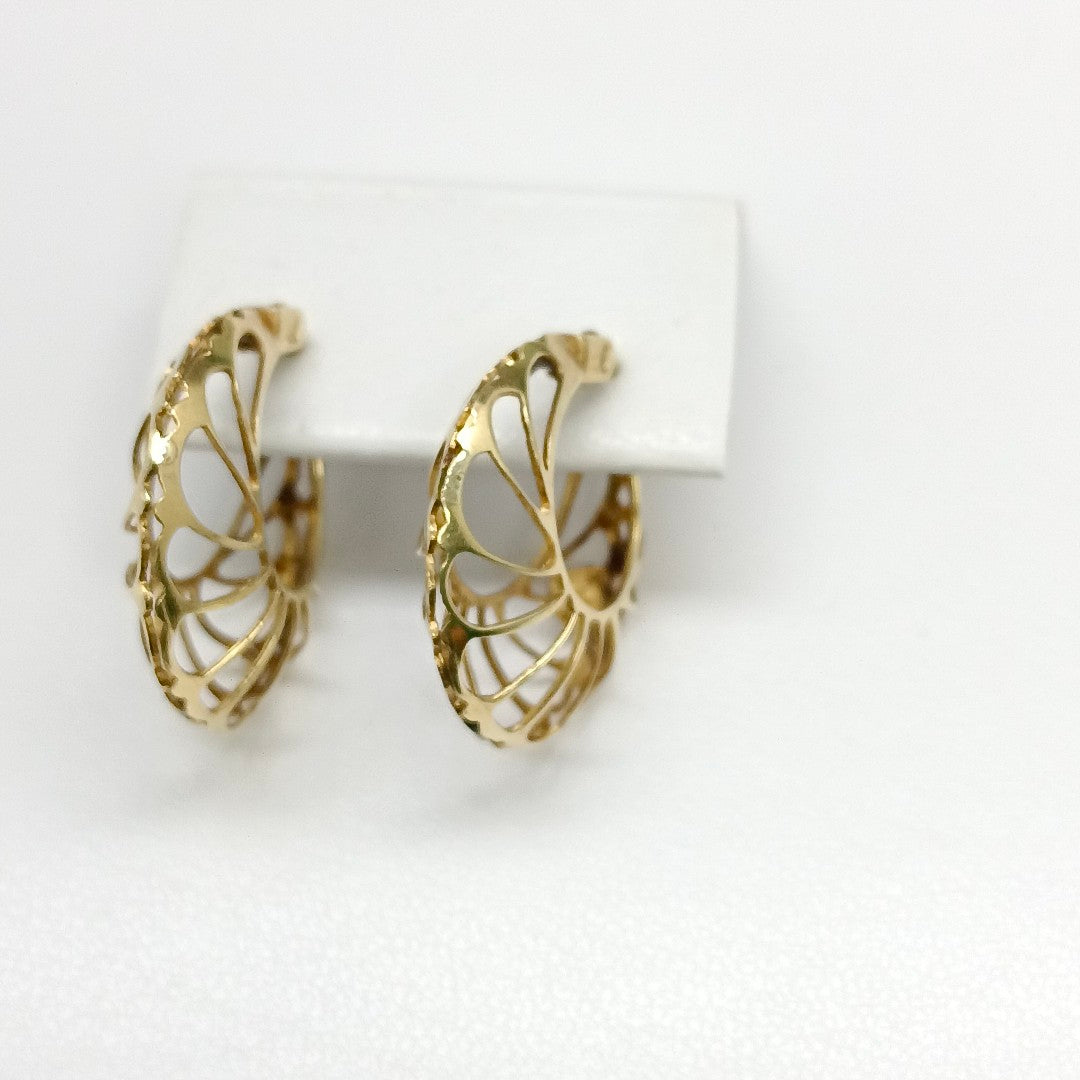 ARRACADAS PAR ORO 14 K 3,50 GRMS (SEMINUEVO)