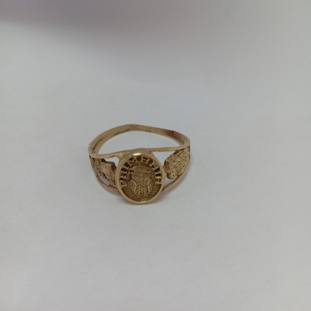 ANILLO DE GRADUACIÓN ORO 10 K 2,20 GRMS (SEMINUEVO)