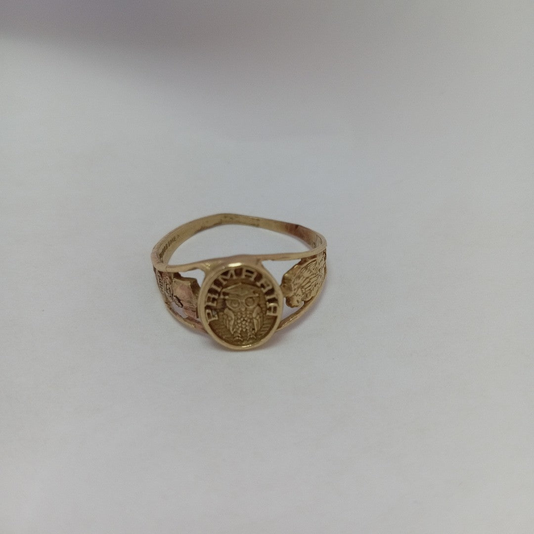 ANILLO DE GRADUACIÓN ORO 10 K 2,20 GRMS (SEMINUEVO)