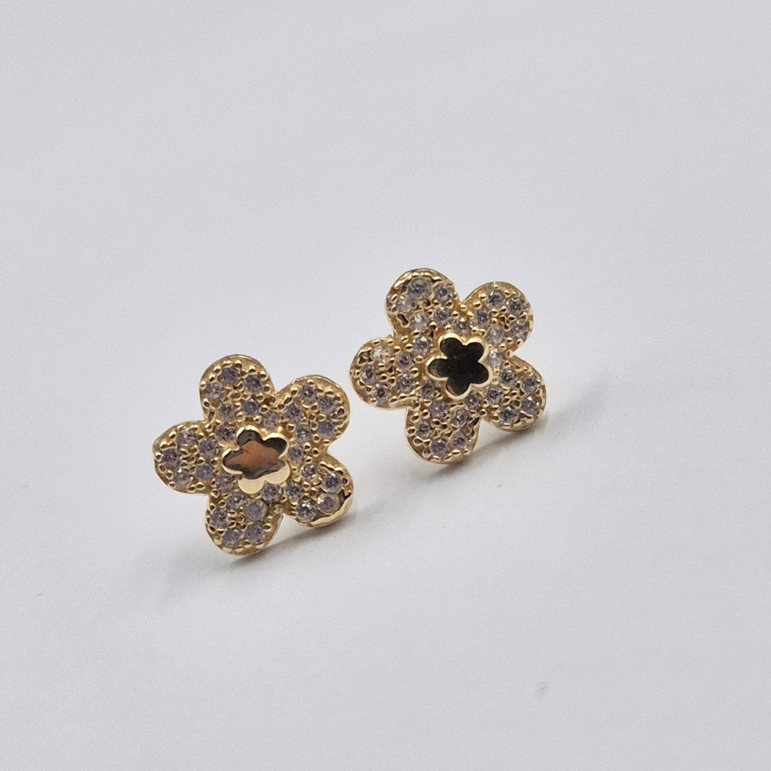 BROQUELES ORO 14K 1.8 (NUEVO)