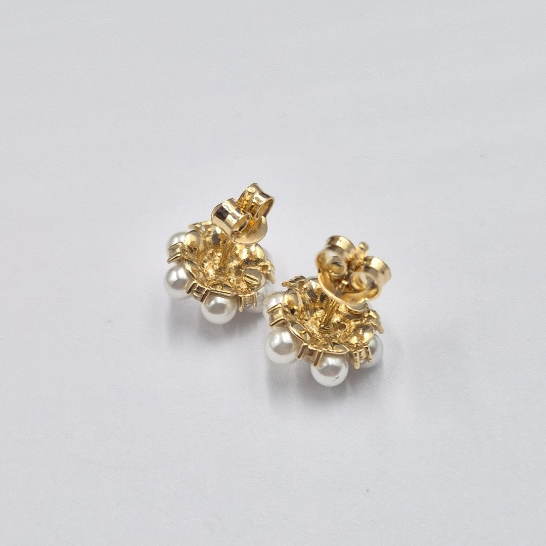 BROQUELES ORO 14K 2.6 (NUEVO)