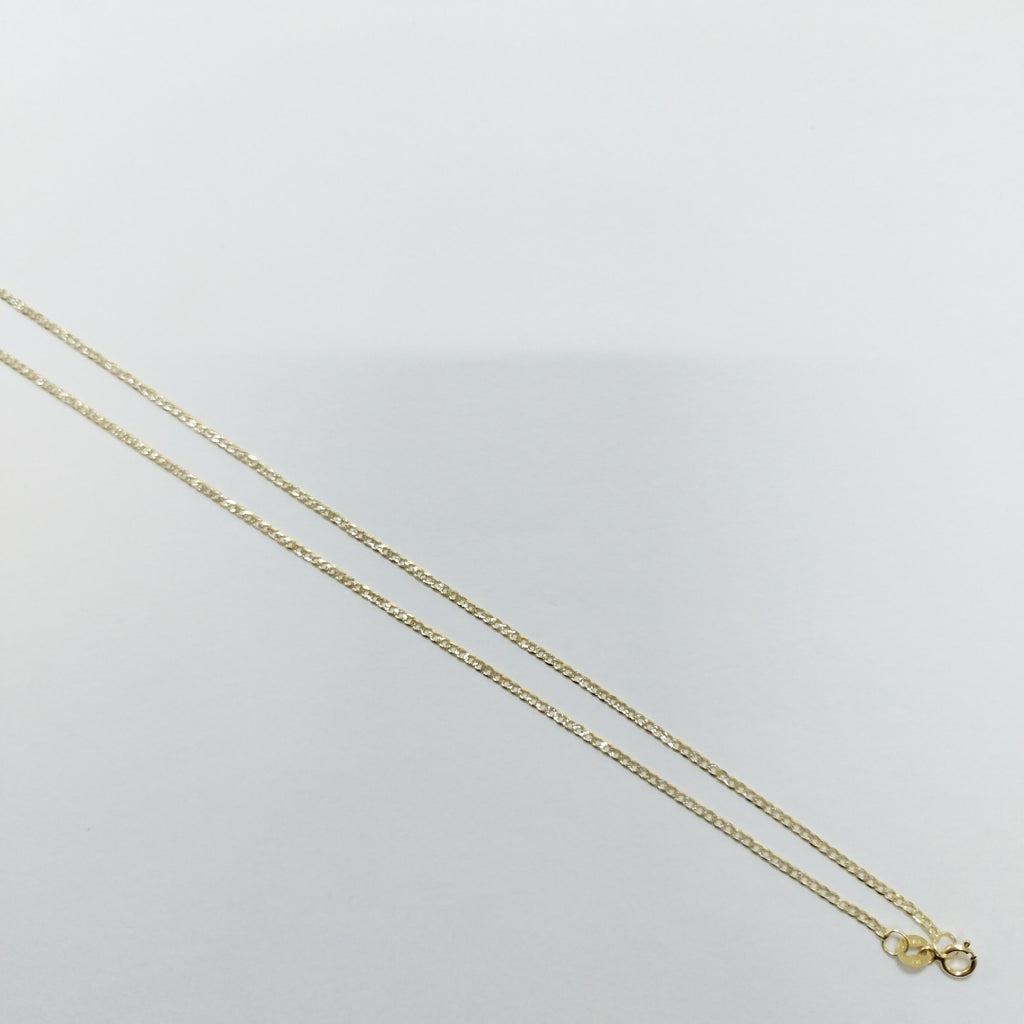 CADENAS BARBADA DIAMANTADA ORO 14K 2.3 (NUEVO)
