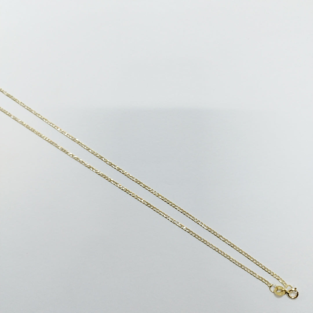 CADENAS BARBADA DIAMANTADA ORO 14K 2.3 (NUEVO)