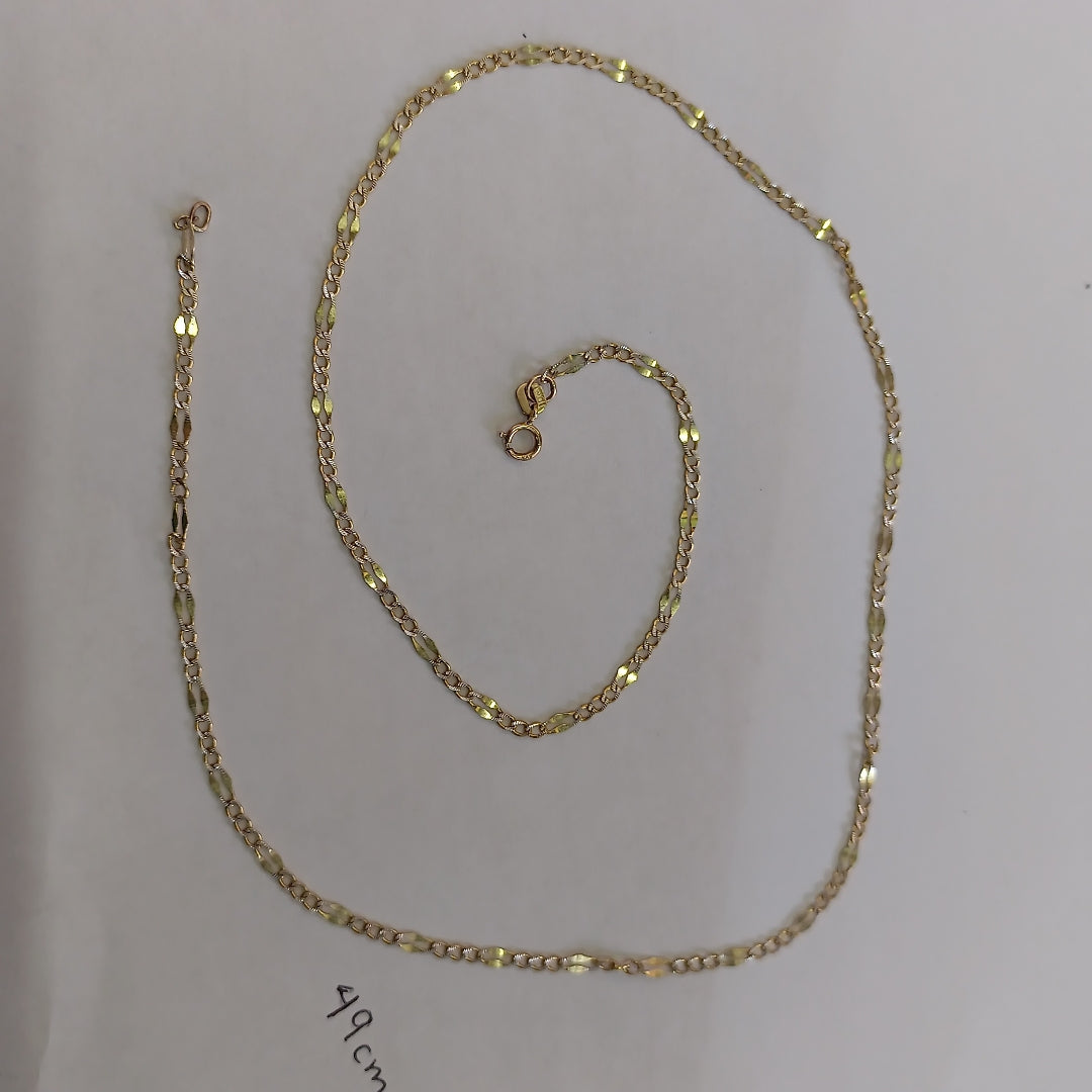 CADENA. ORO. 10 K 2.7 GRMS (SEMINUEVO)