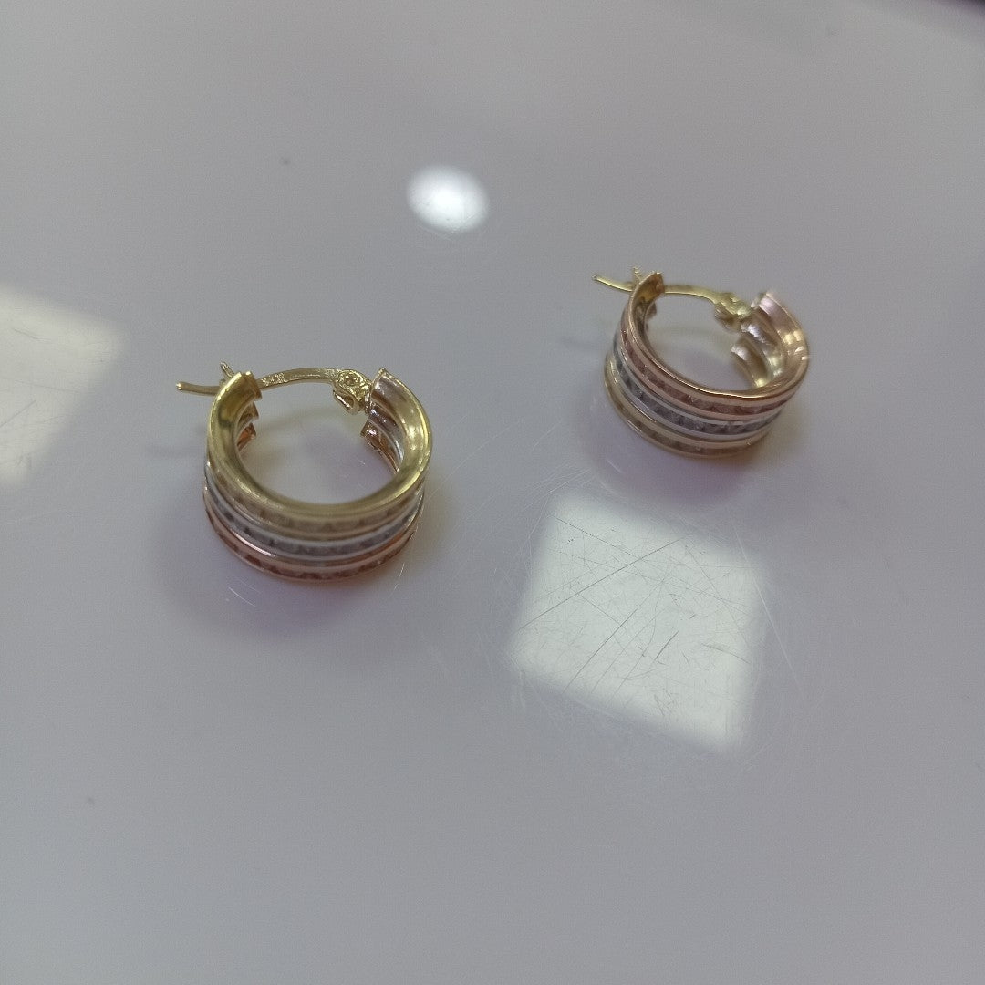 ARRACADAS ORO 14K 2.7 (NUEVO)