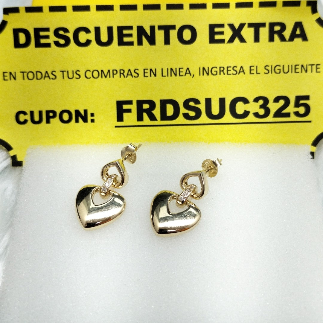 BROQUELES ORO 14K 3.3 (NUEVO)