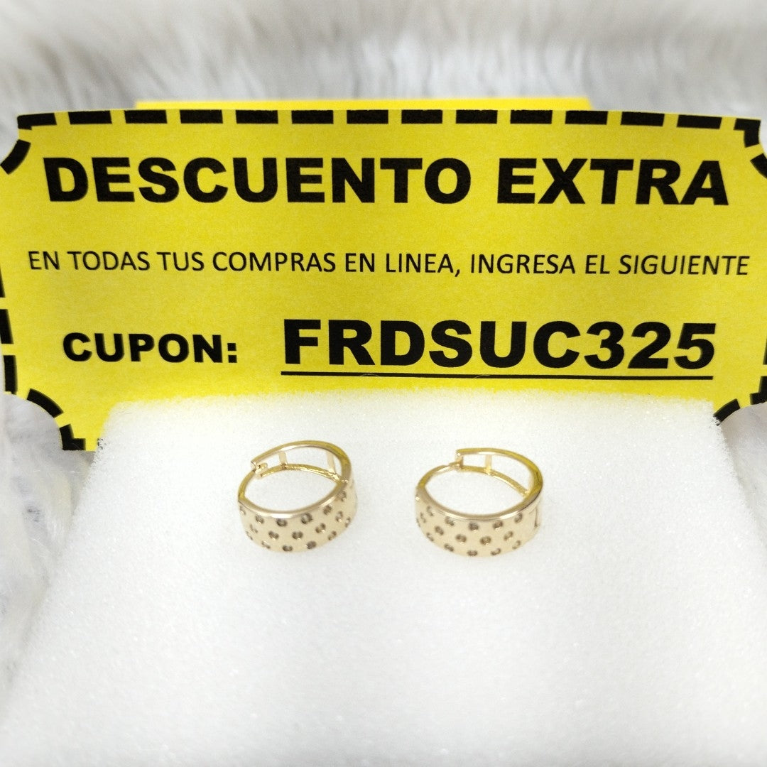 HUGGIES ORO 14K 2.6 (NUEVO)