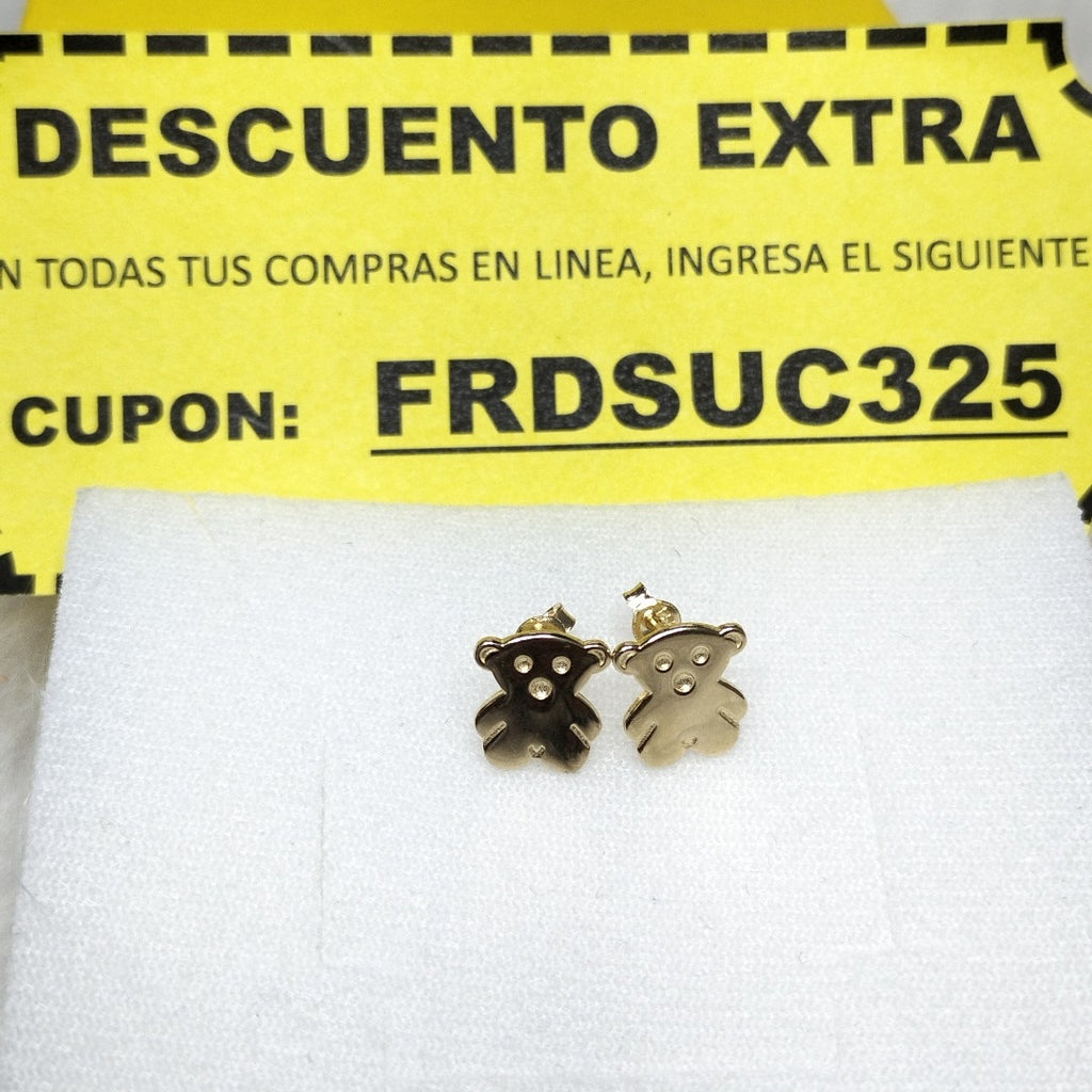 BROQUELES ORO 14K 1.4 (NUEVO)
