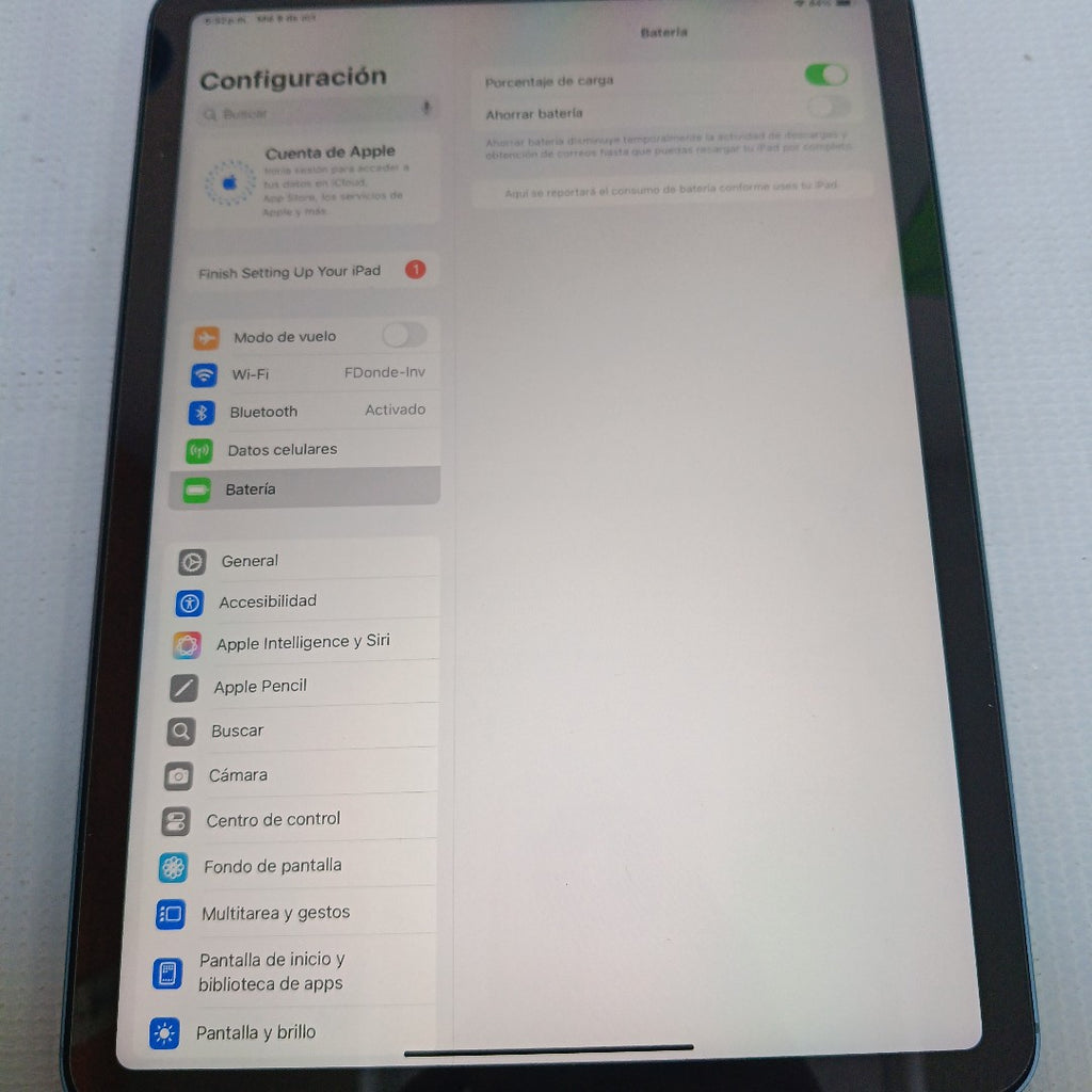 TABLETA APPLE IPAD AIR 5 A2589 64 GB 8 GB RAM (SEMINUEVO)