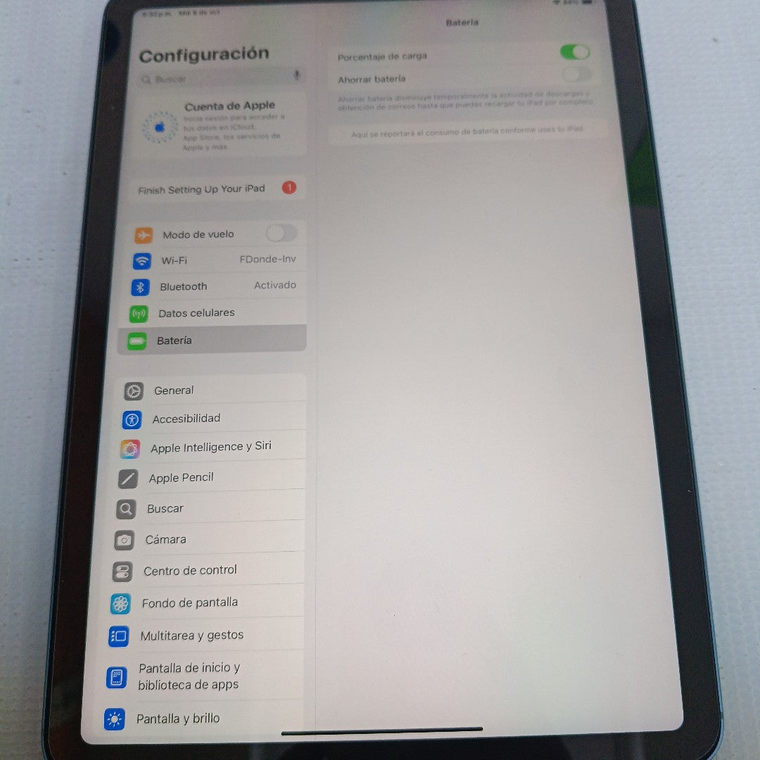 TABLETA APPLE IPAD AIR 5 A2589 64 GB 8 GB RAM (SEMINUEVO)