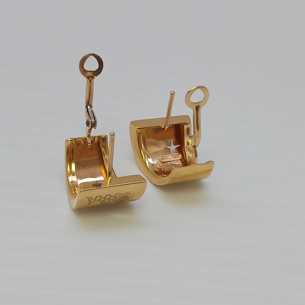 ARETES PAR. ORO. 14 K 6.4 GRMS (SEMINUEVO)