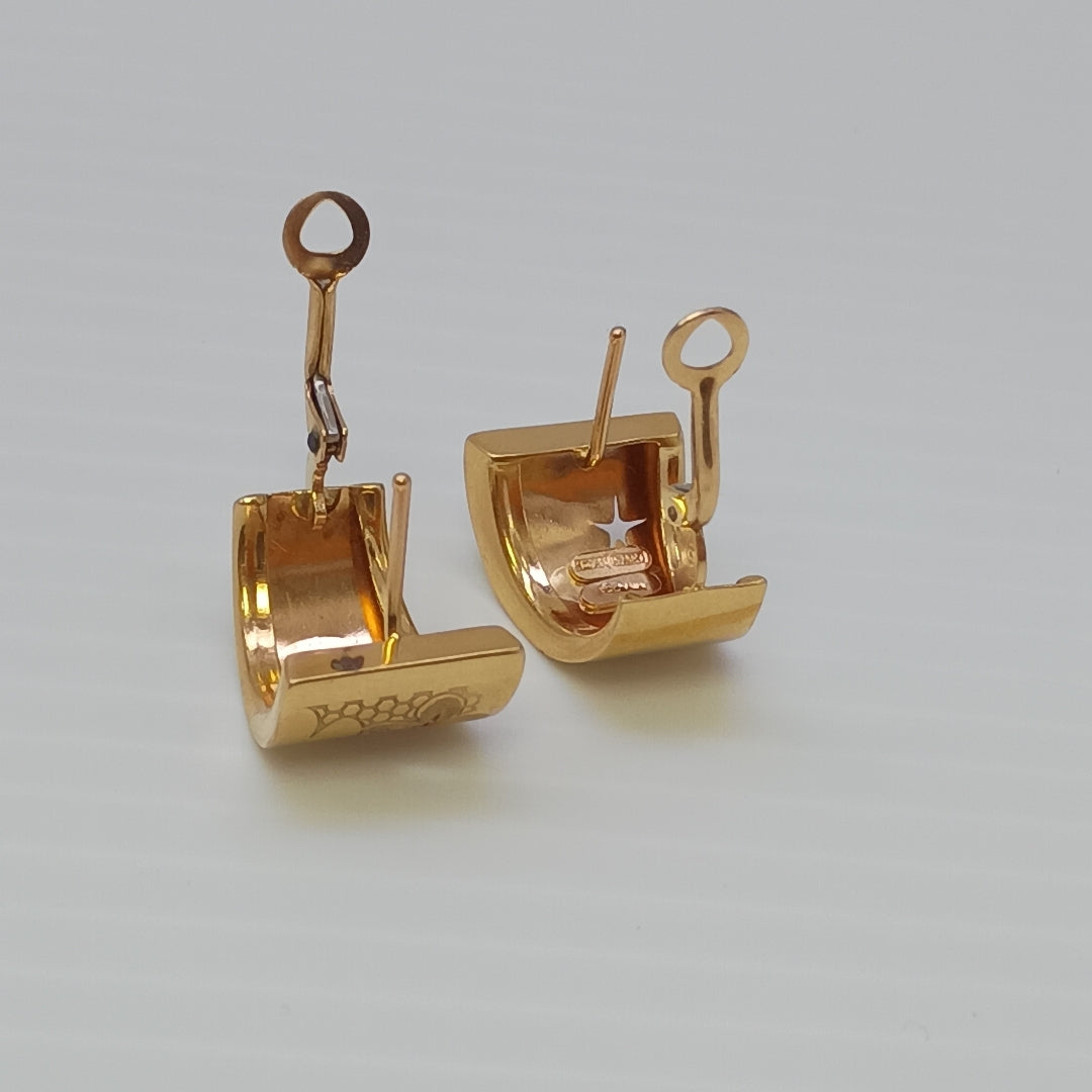 ARETES PAR. ORO. 14 K 6.4 GRMS (SEMINUEVO)