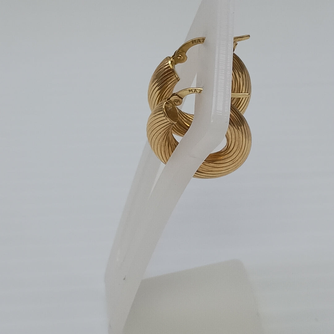 ARRACADAS PAR ORO 14 K 2,30 GRMS (SEMINUEVO)