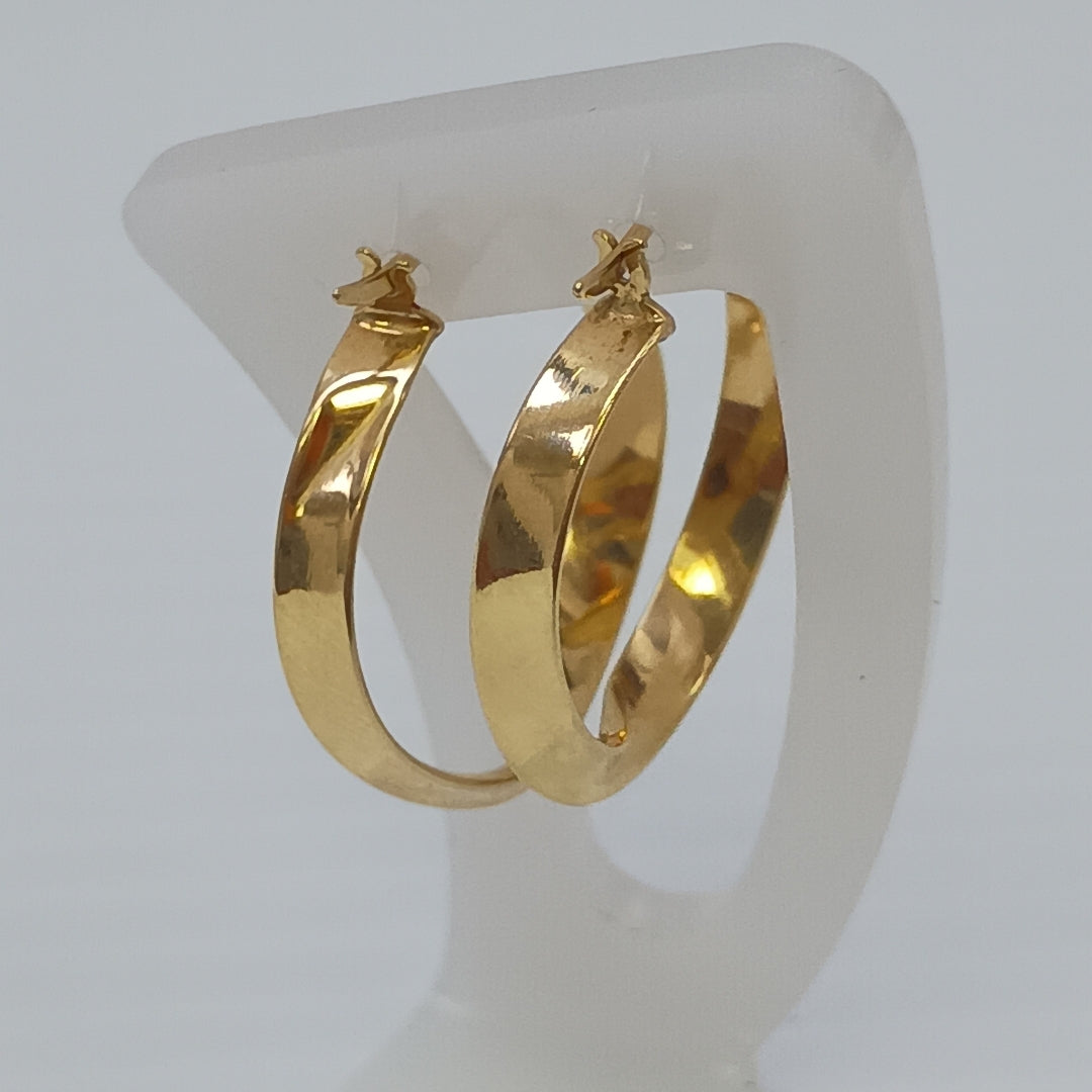 ARRACADAS PAR ORO 14 K 2,30 GRMS (SEMINUEVO)
