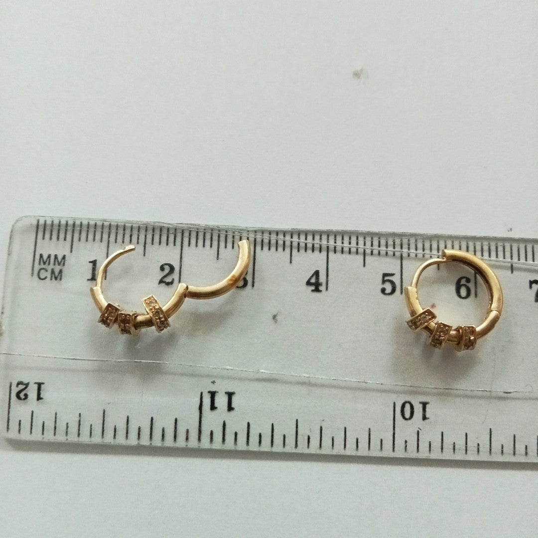 ARRACADAS PAR. ORO. 14 K 2.2 GRMS (SEMINUEVO)