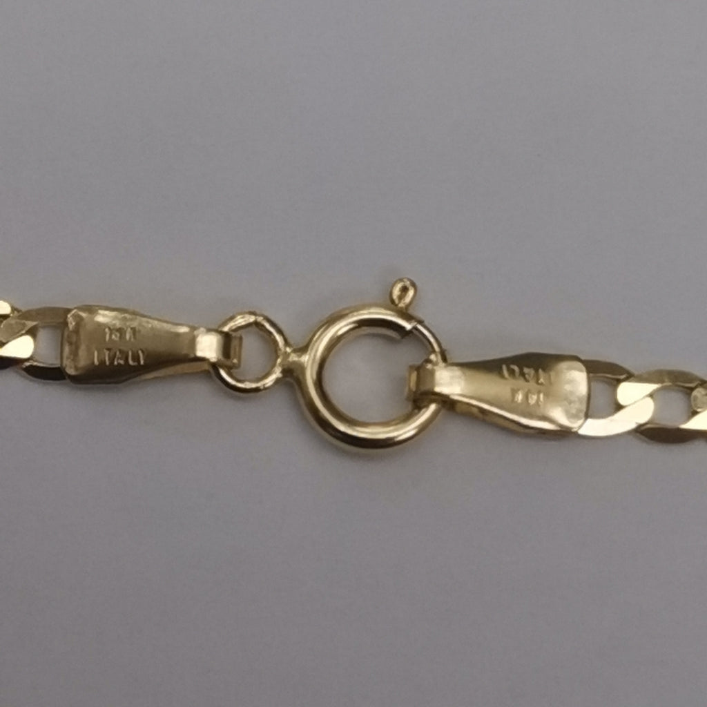 CADENAS BARBADA AMARILLA ORO 14K 3.6 (NUEVO)