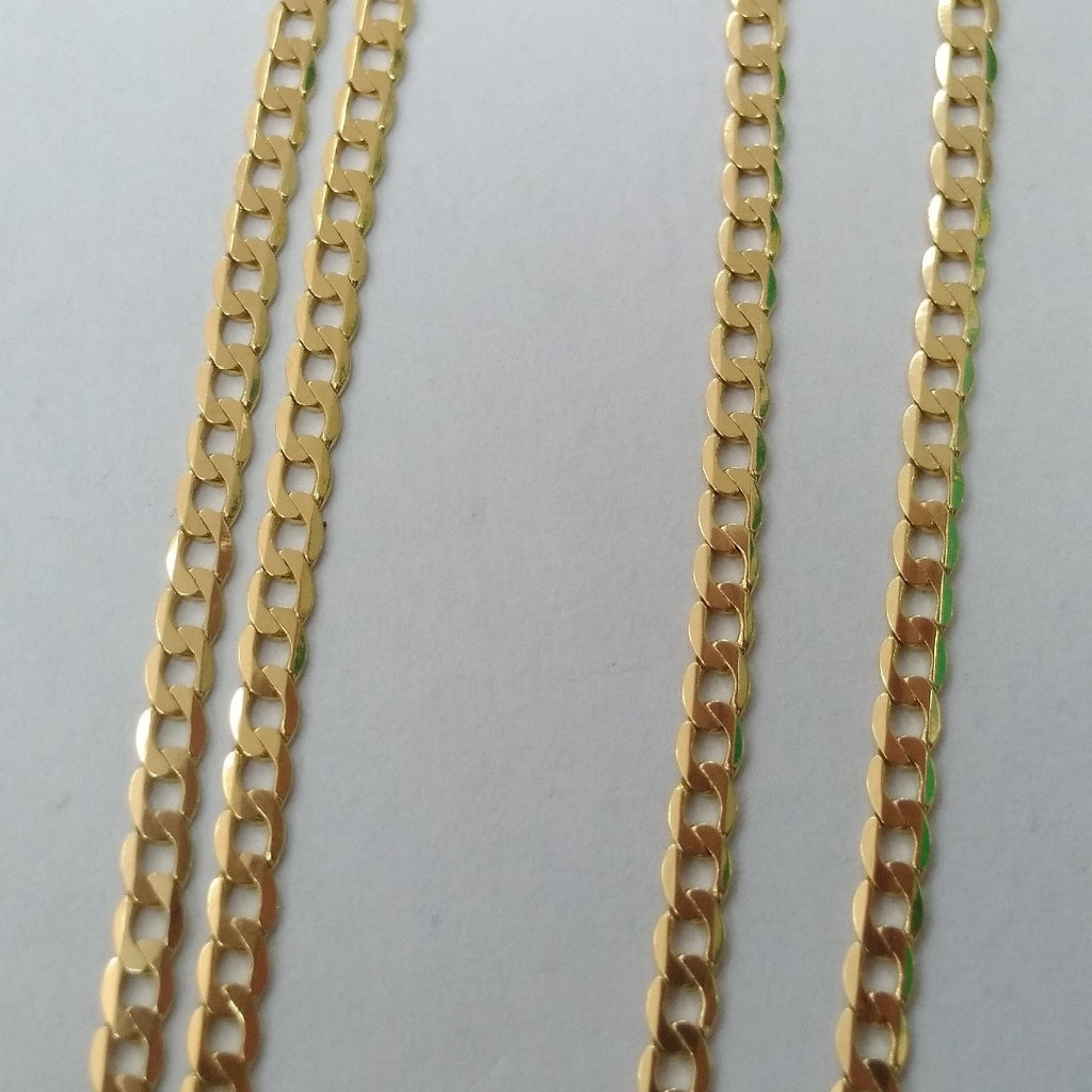 CADENAS BARBADA AMARILLA ORO 14K 4.1 (NUEVO)