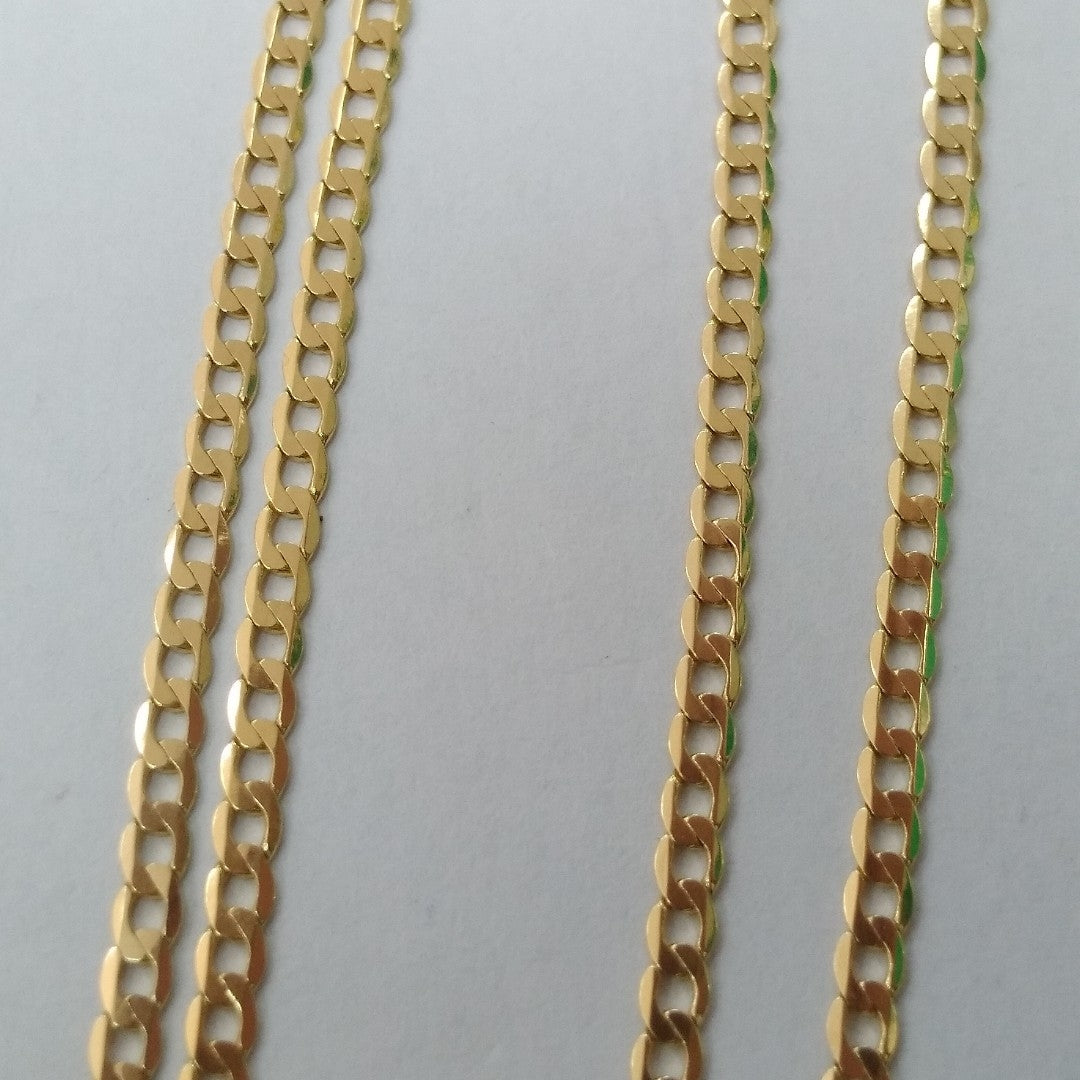 CADENAS BARBADA AMARILLA ORO 14K 4.1 (NUEVO)