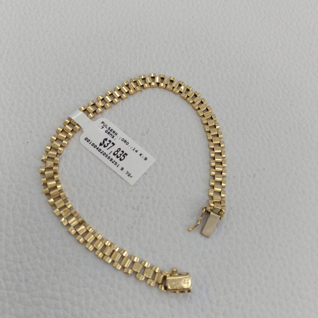 PULSERA. ORO. 14 K 9.7 GRMS (SEMINUEVO)