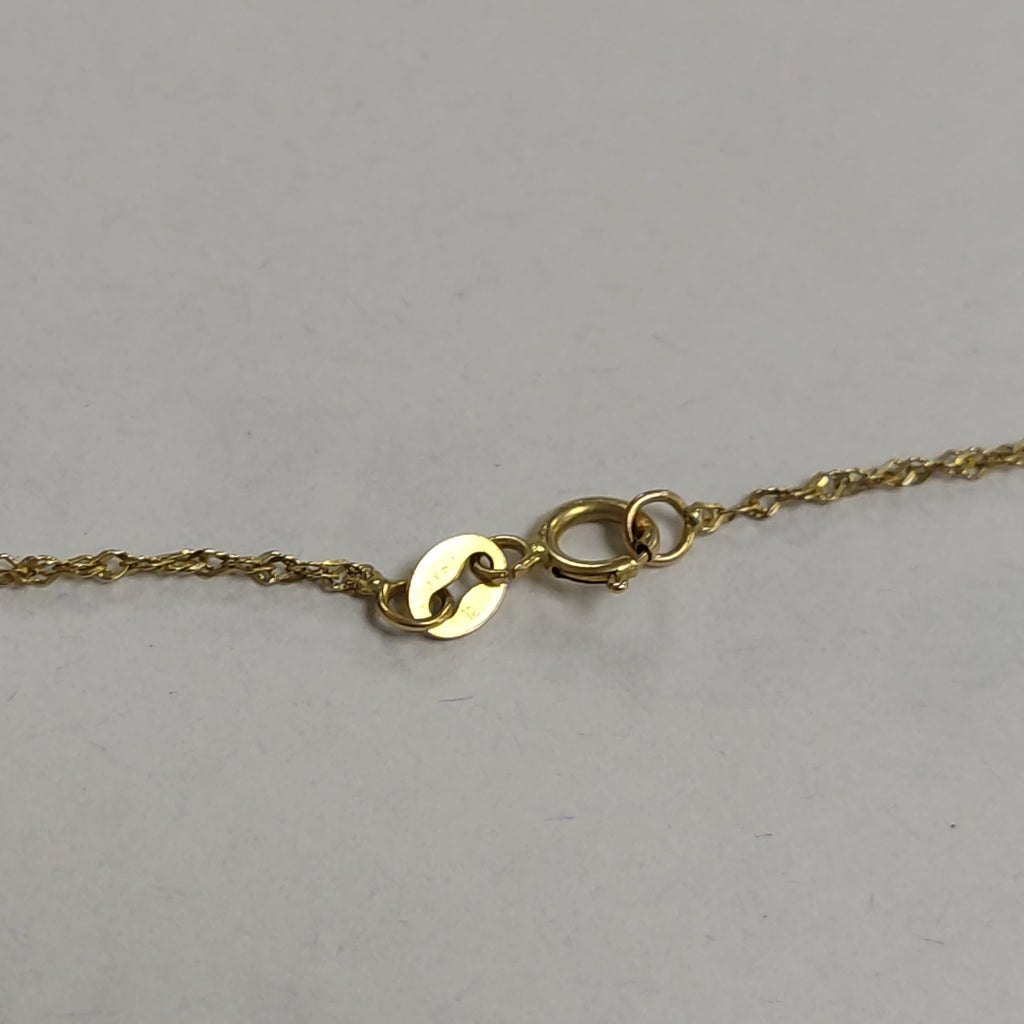 CADENA ORO,ORO COMBINADO 14 K 1,30 GRMS (SEMINUEVO)