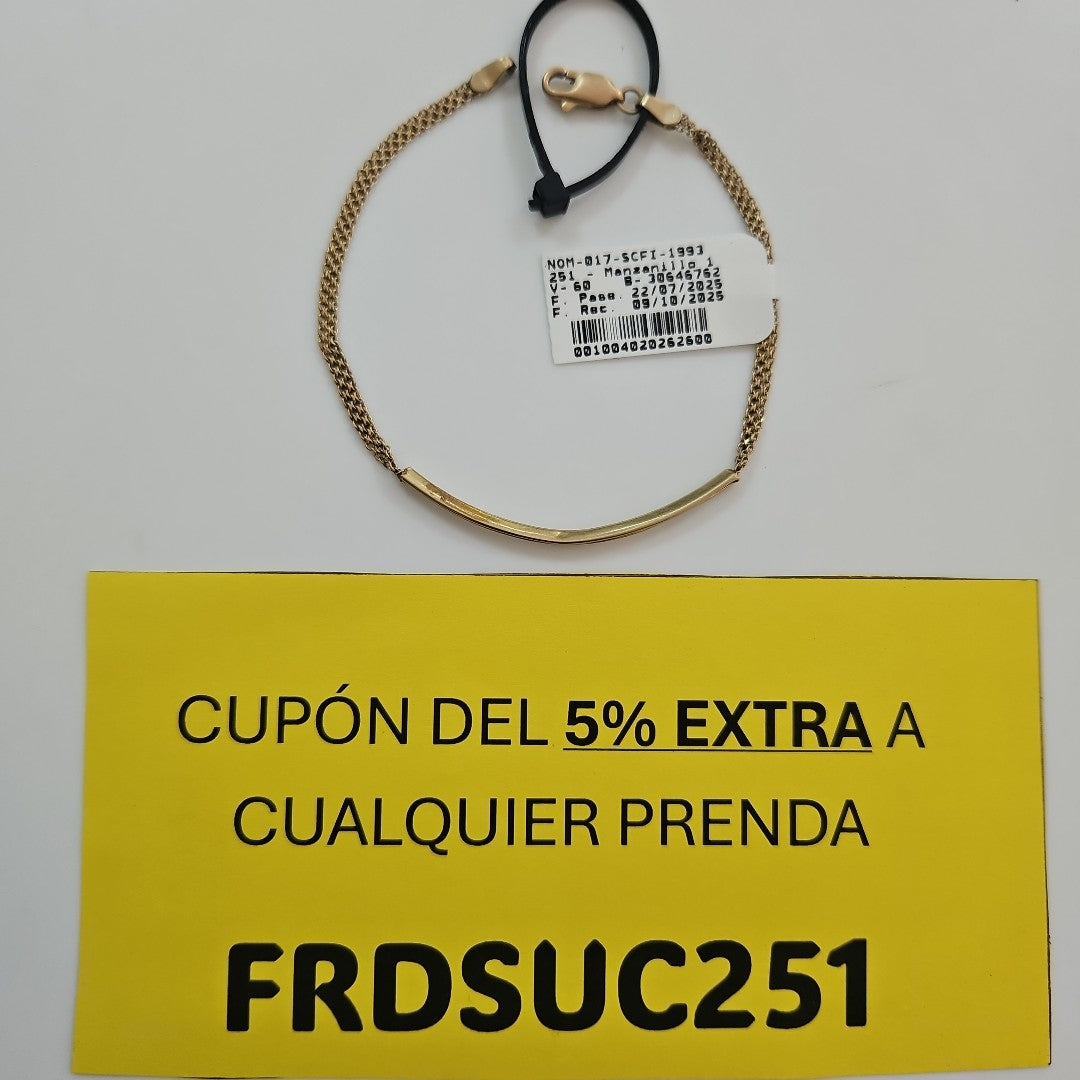 ESCLAVA. ORO. 10 K 2.7 GRMS (SEMINUEVO)