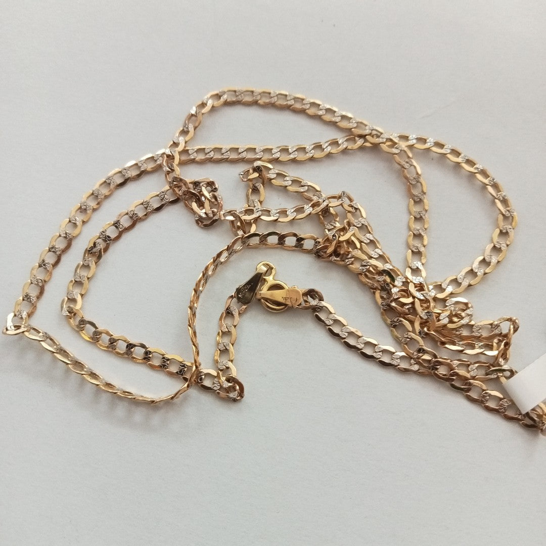 CADENA. ORO. 14 K 3.8 GRMS (SEMINUEVO)