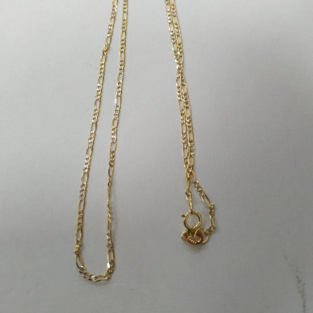 CADENAS CARTIER 3 1 DIAMANTADA ORO 14K 2.2 (NUEVO)