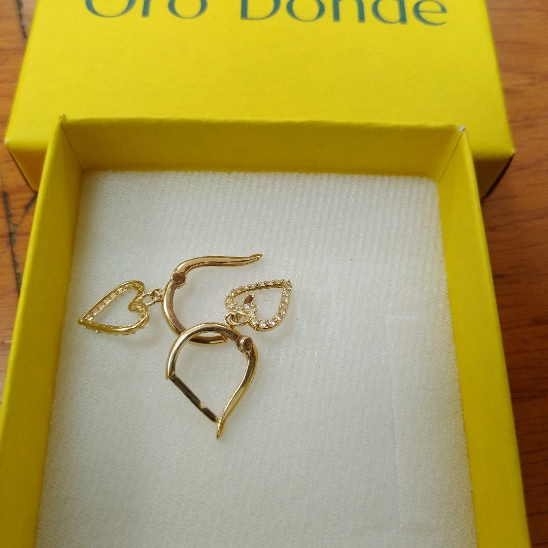 BROQUELES ORO 14K 1.9 (NUEVO)