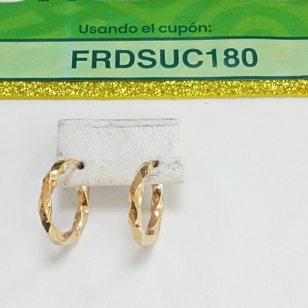 ARRACADAS ORO 14K 2.5 (NUEVO)
