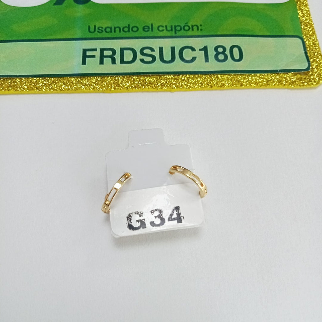 HUGGIES ORO 14K 1.8 (NUEVO)